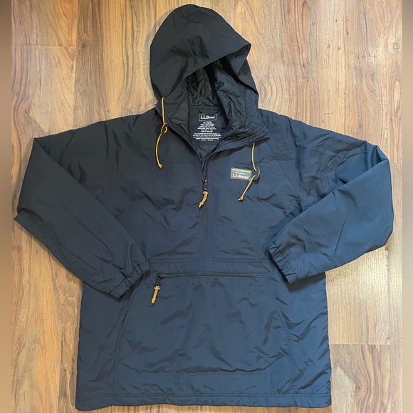 Women's L.L. Bean Mountain Classic Anorak Navy Jacket Size M - Picture 1 of 11